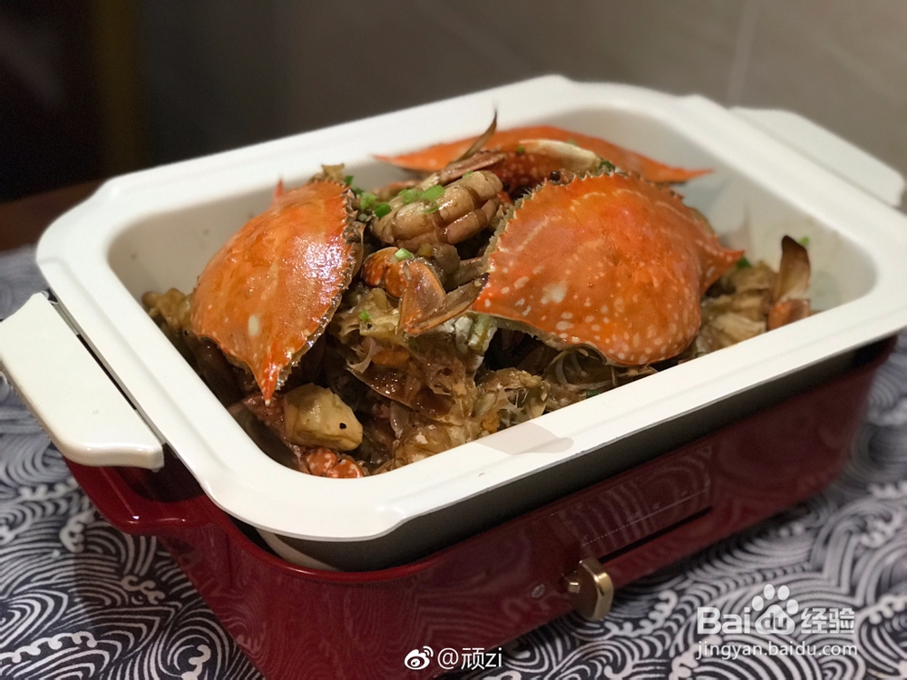 馋嘴蟹肉煲海鲜美食教程