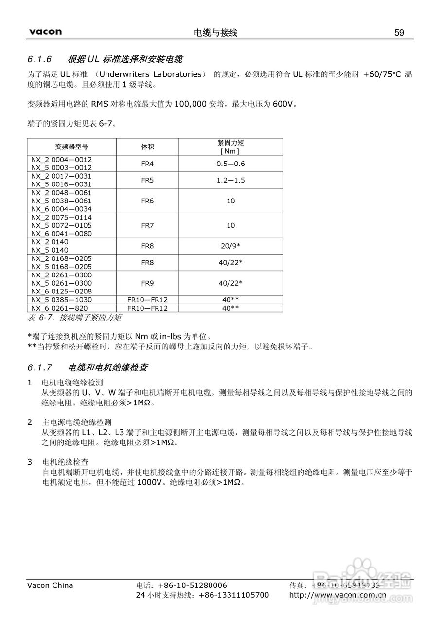 威肯NX-1030-5变频器使用手册:[6]