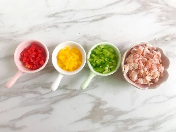 培根彩椒烤饭团