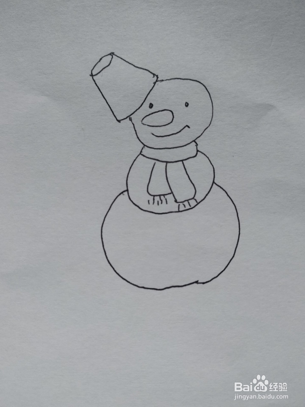 冬天来了简笔画步骤
