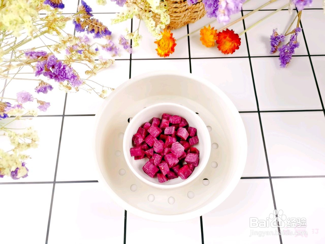 紫薯糯米糕怎么做？