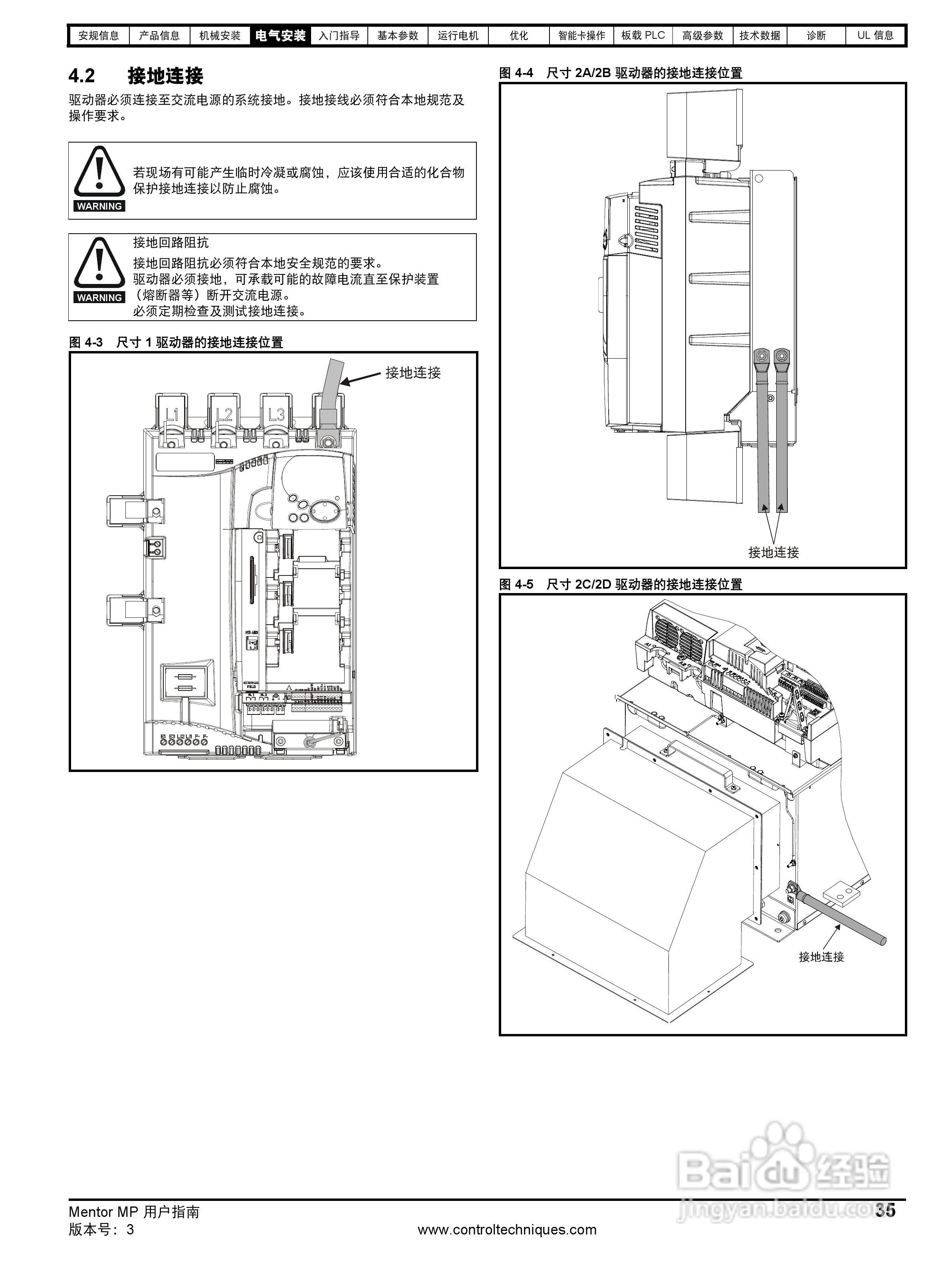 艾默生MP1850A4R直流驱动器中文手册:[4]