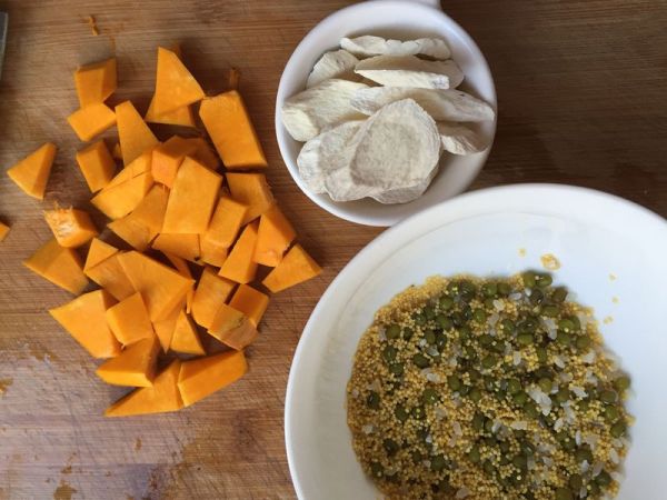 小米南瓜山药粥