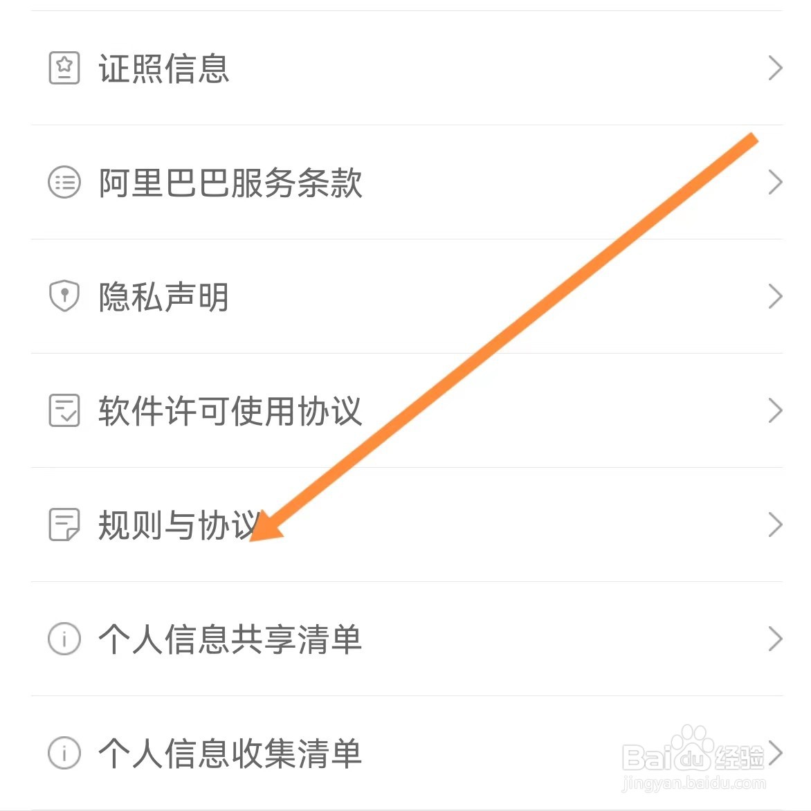 阿里巴巴如何查找规则与协议