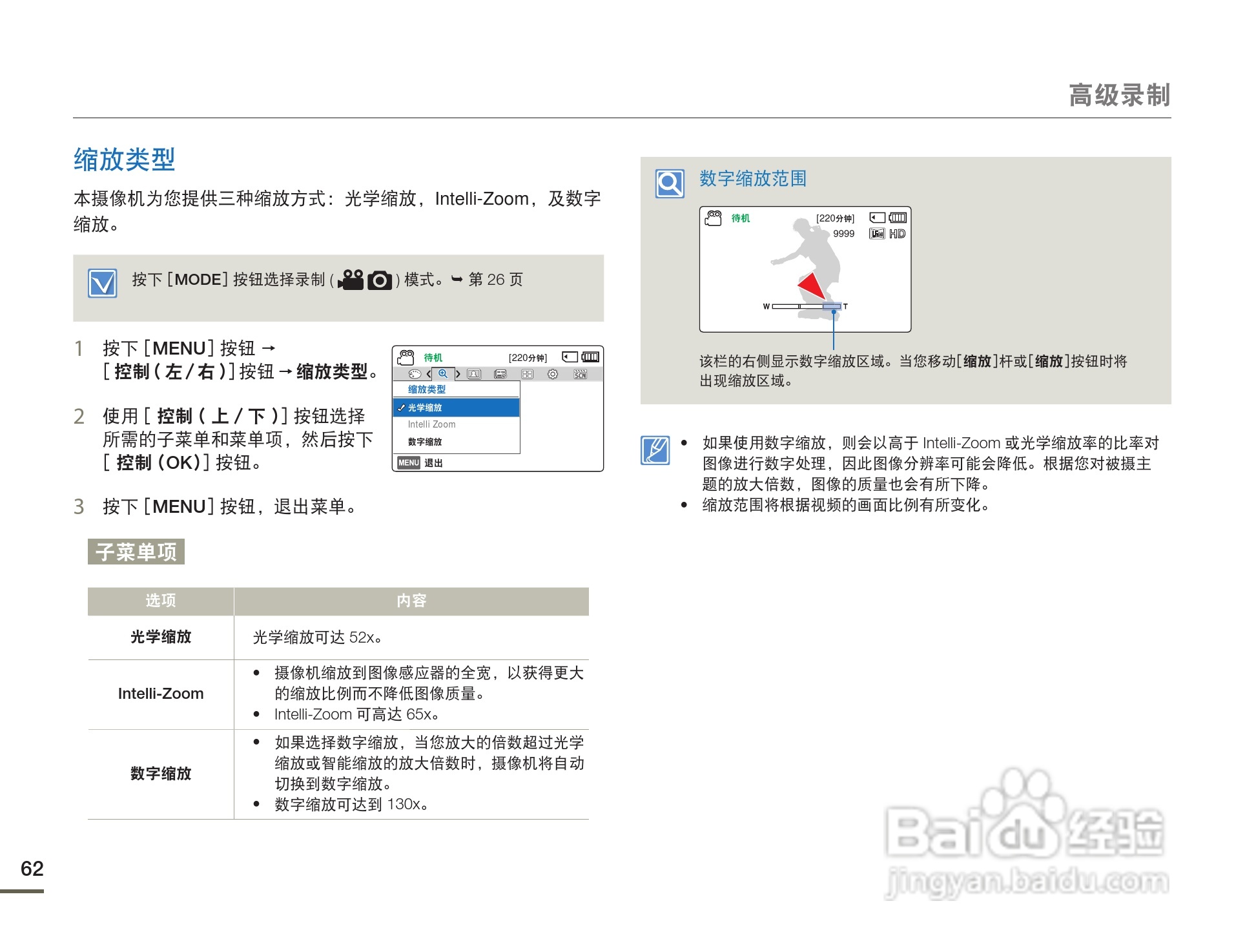 三星HMX-F80BP摄像机使用说明书:[7]
