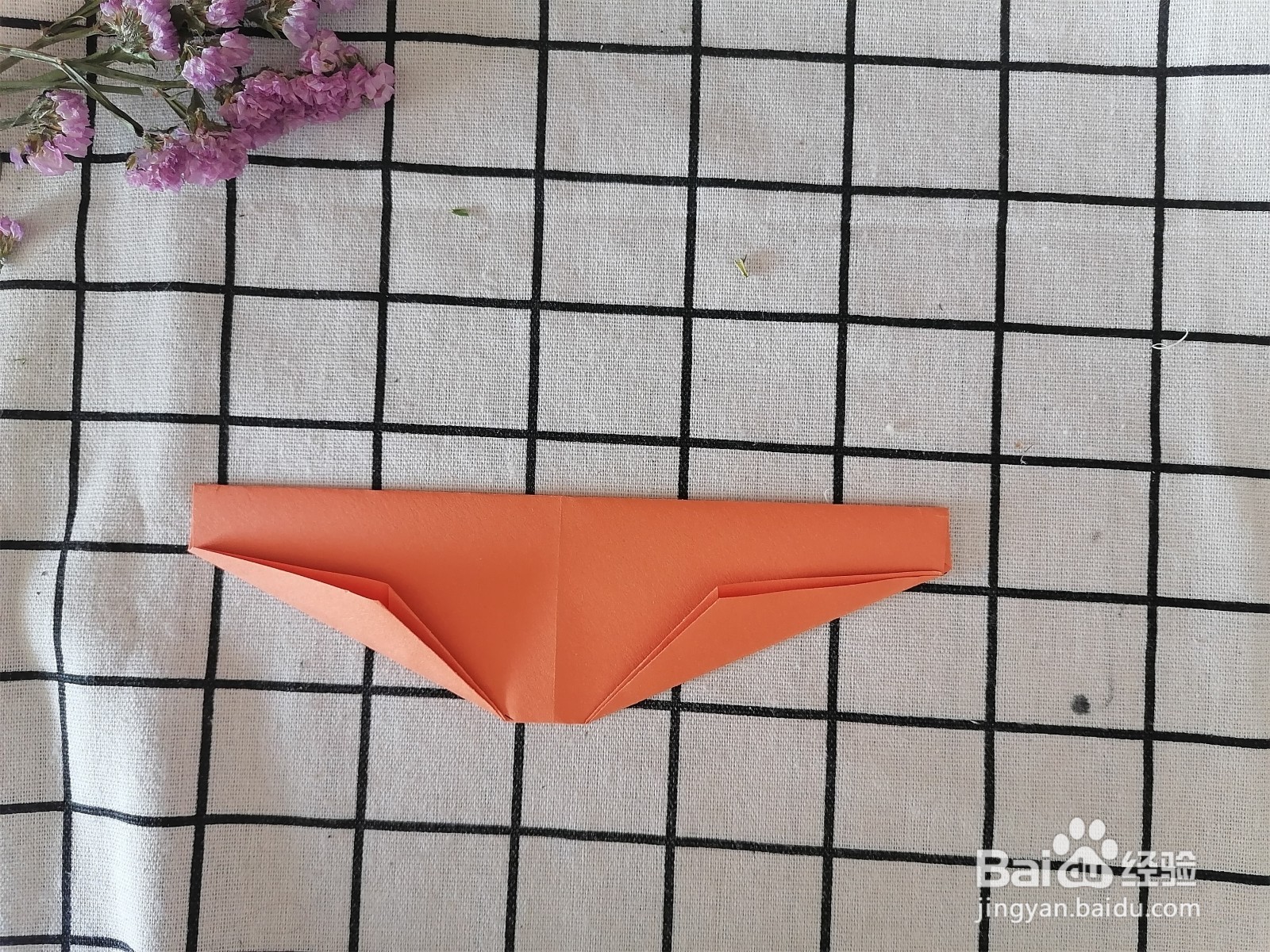 牛角包折纸手工
