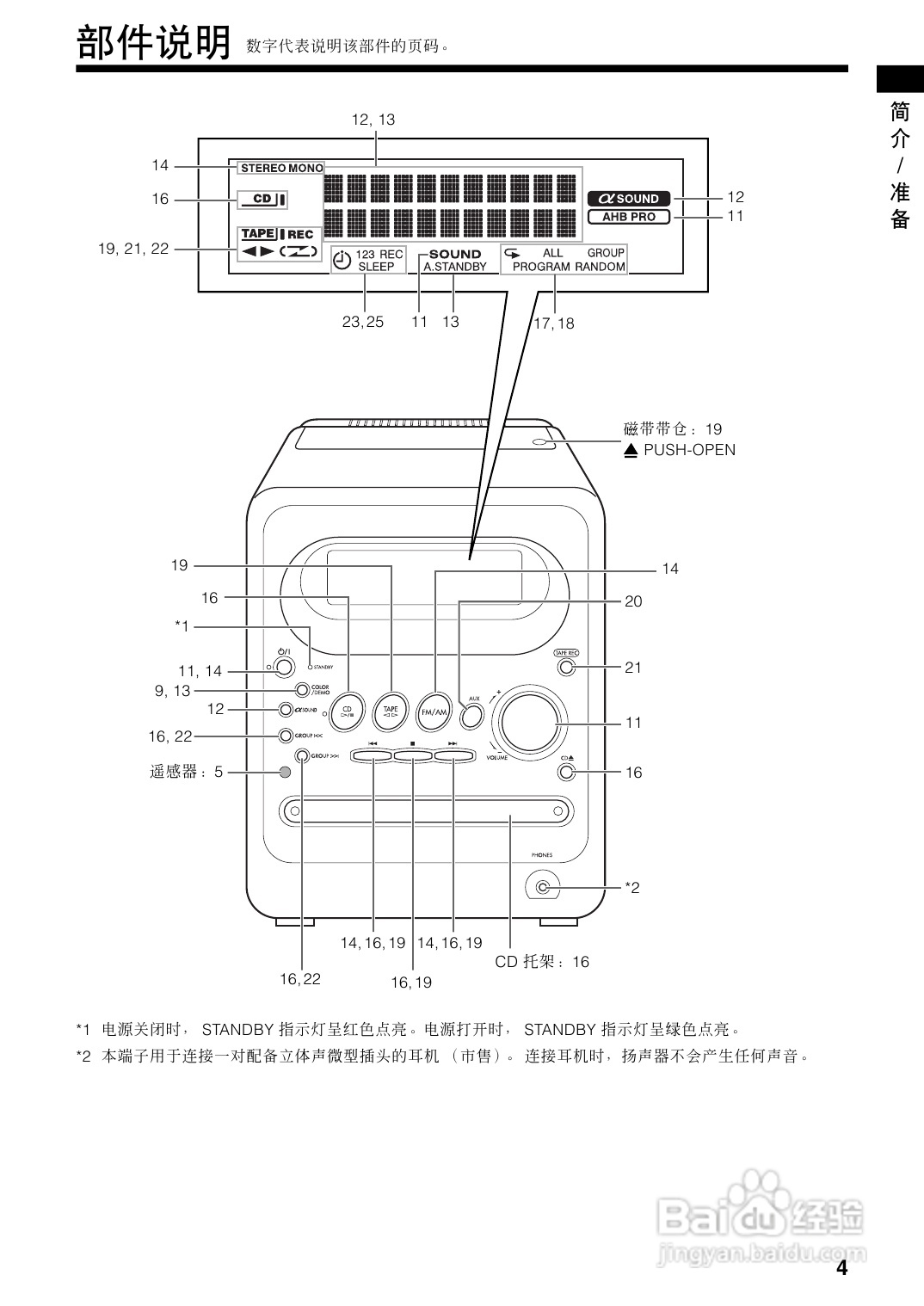 JVC UX-Q30P微型组合音响使用说明书:[1]