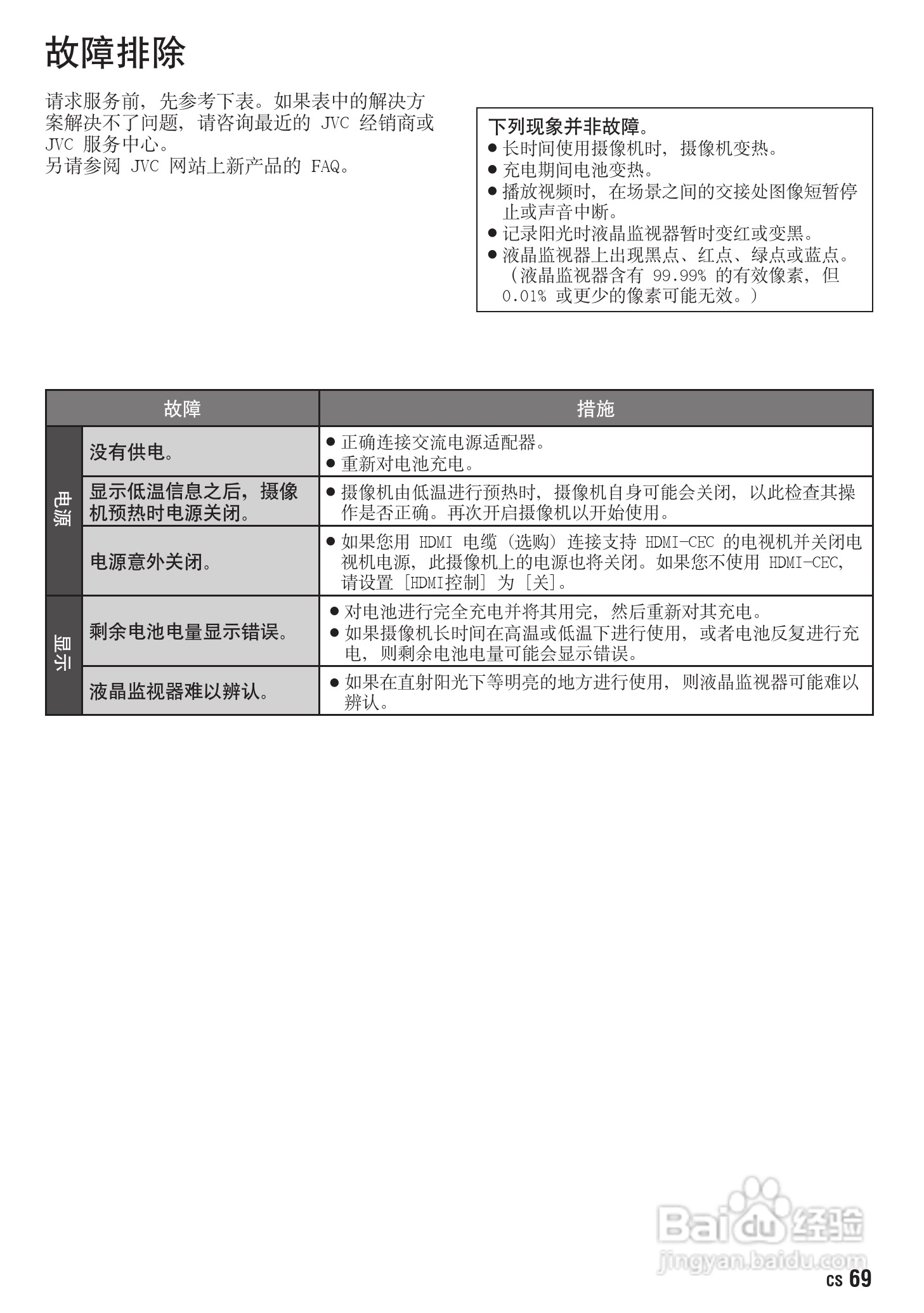 JVC GZ-HD300AC数码摄像机说明书:[7]