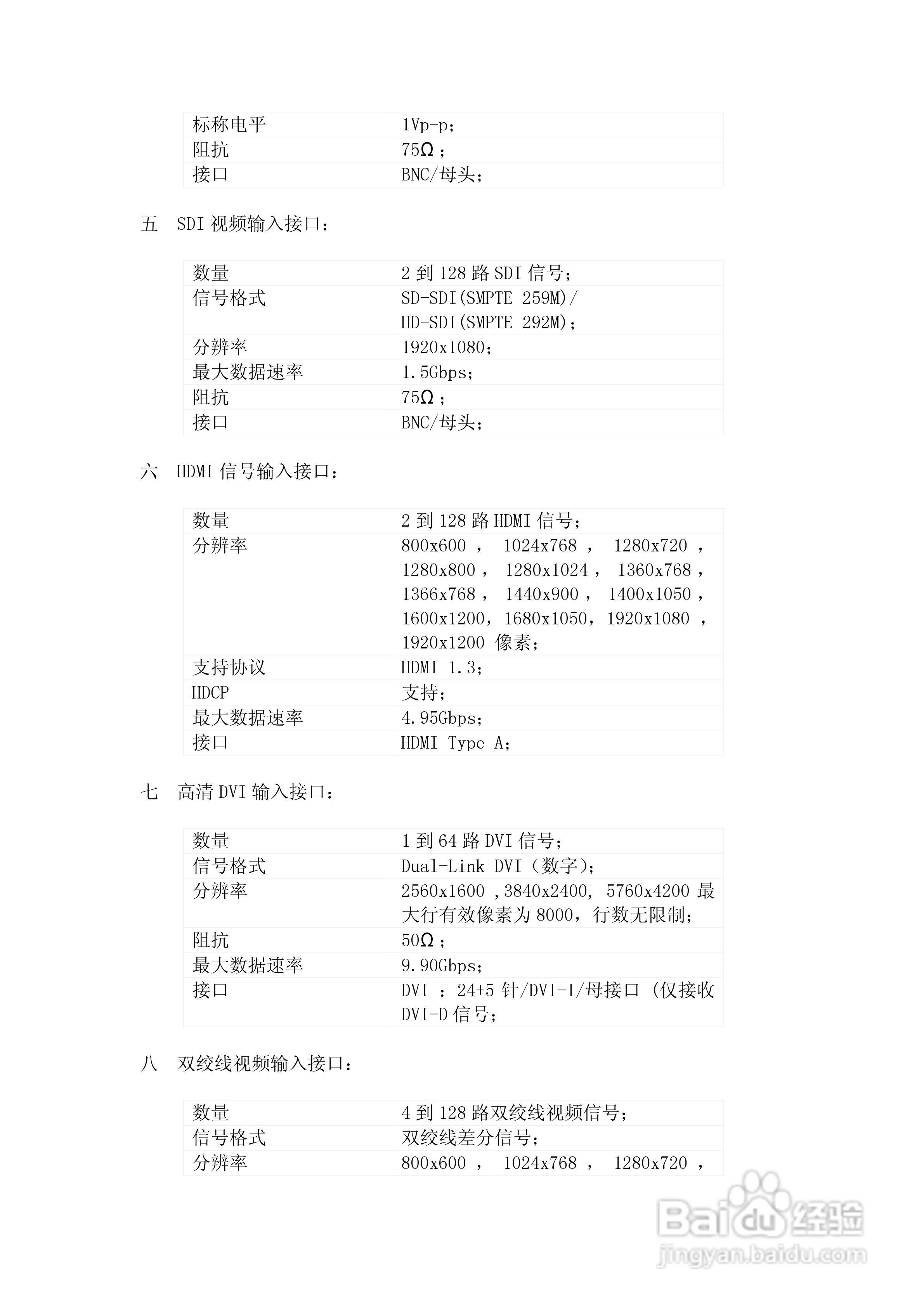 美电贝尔高清数字系统拼接使用说明书:[1]