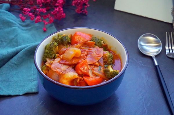 红烩番茄培根咖喱