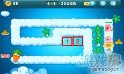 保卫萝卜天际主题第6关详细攻略视频攻略