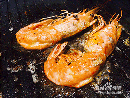 蟹小姐生鲜:香煎黑椒阿根廷红虾
