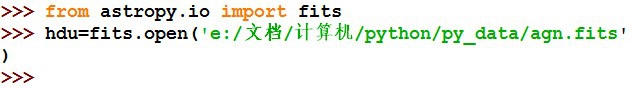 如何读取FITS