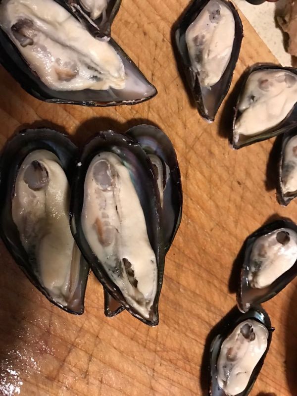 双椒蒜茸粉丝蒸青口