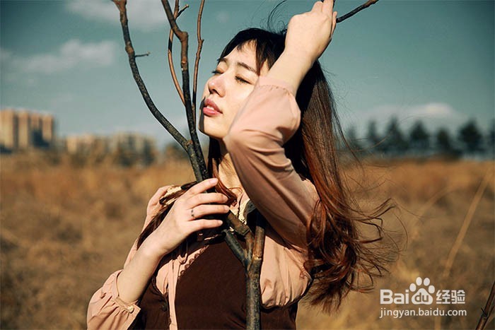 用ps为美女加上温暖的阳光色