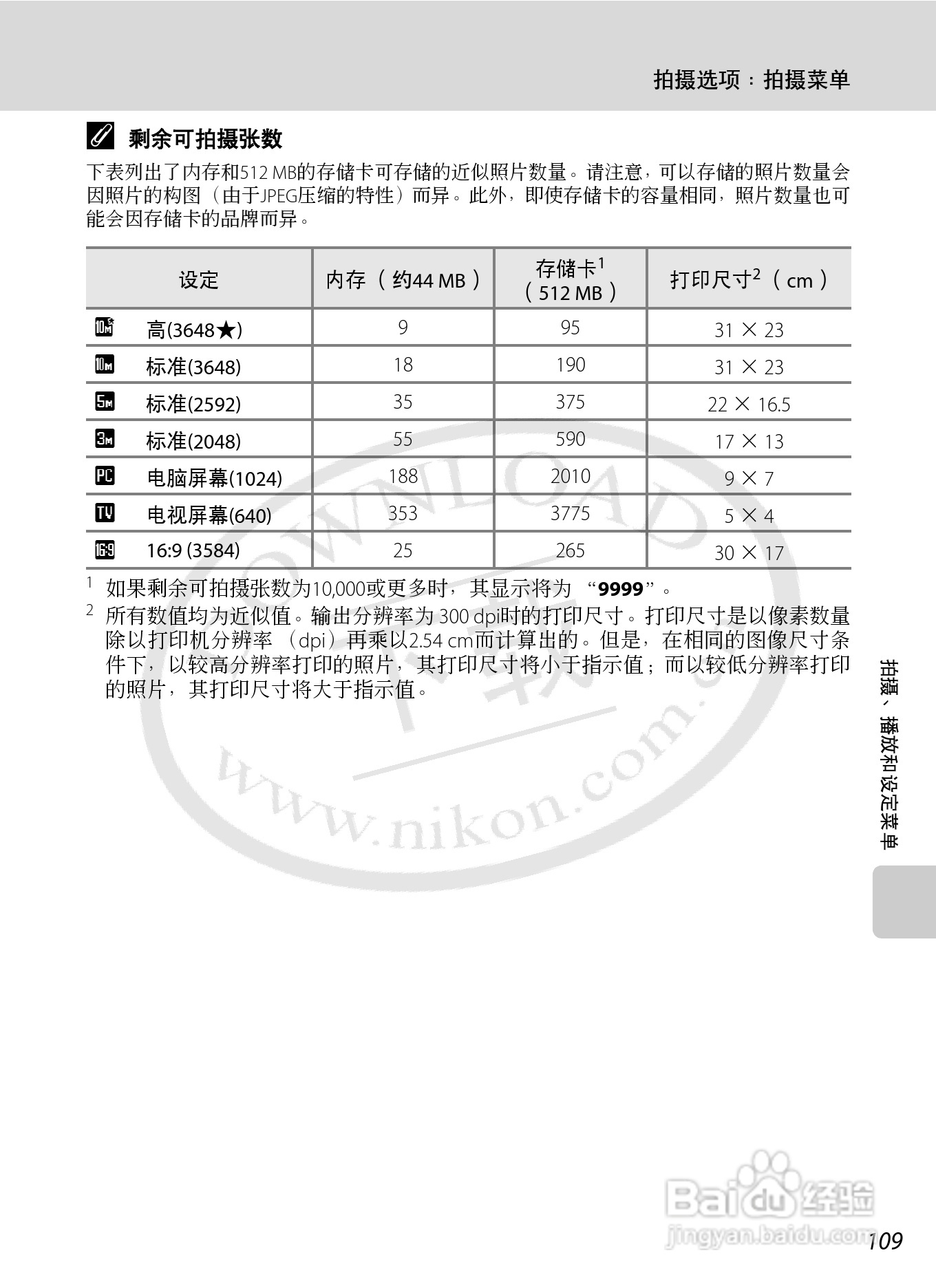 NIKON 数码相机COOLLPIX S230用户手册:[13]