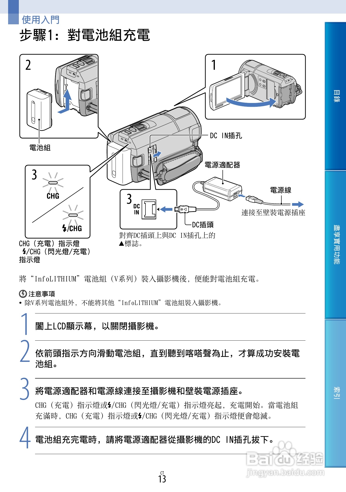 SONY HDR-CX360摄像机说明书:[2]