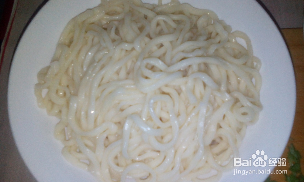 鸡丝青菜营养面的做法