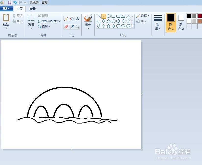 小桥怎么画简单又好看