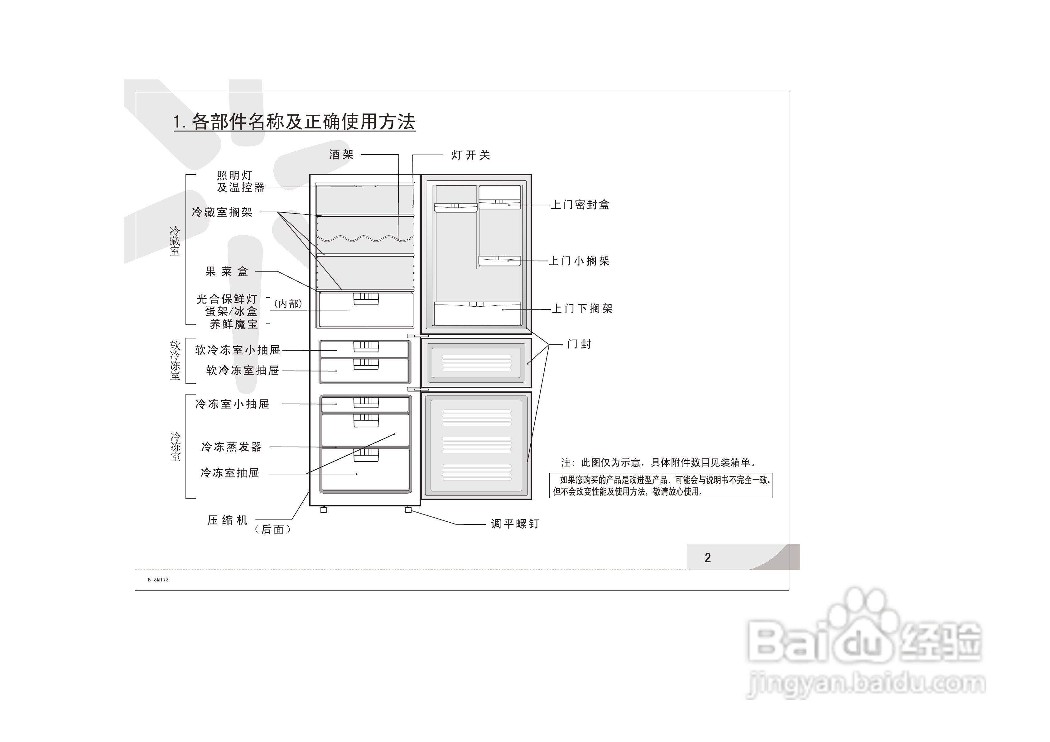 容声冰箱BCD-232MB/A型使用说明书
