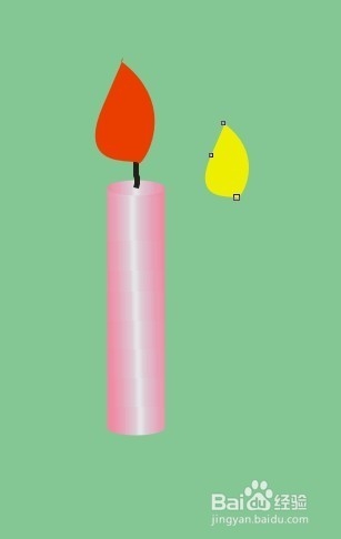 用Coreldraw做蜡烛--至情人节