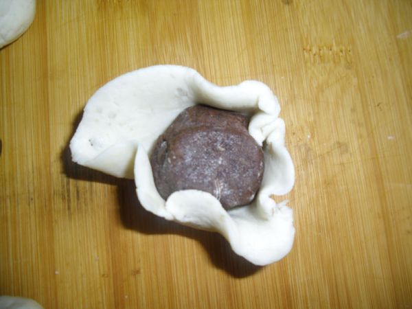 红薯糯米豆沙丸