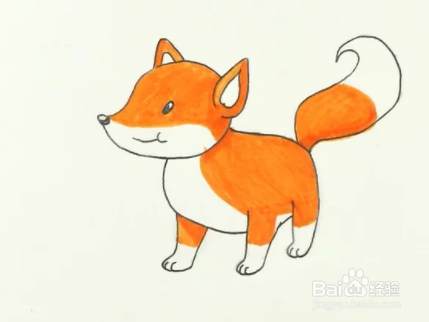 狐狸尾巴画法动漫图片