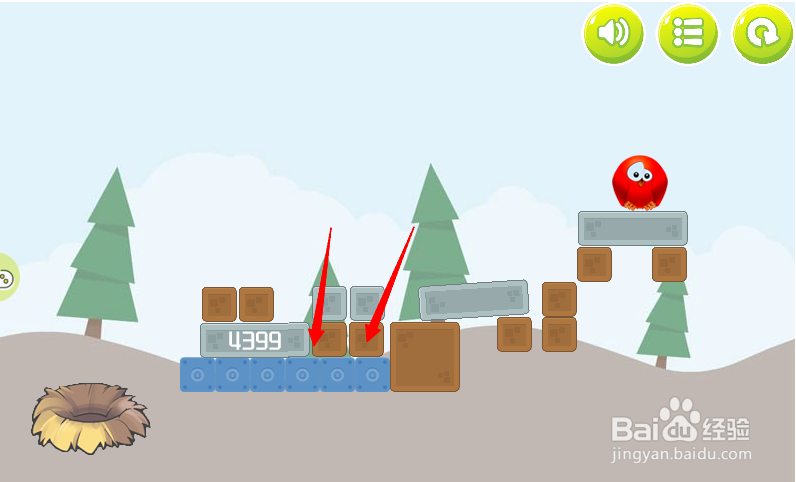 小游戏泡泡鸟历险记3第8关