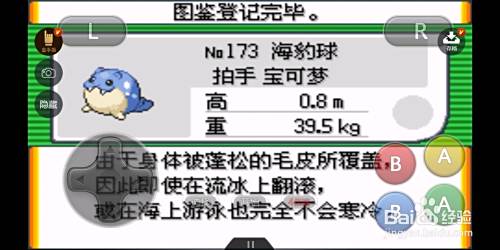 口袋妖怪究极绿宝石ii海豹球怎样得 百度经验