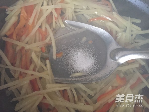 土豆丝小炒的做法