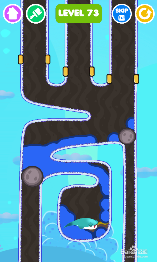 Save The Fish的LEVEL 73怎样过关？