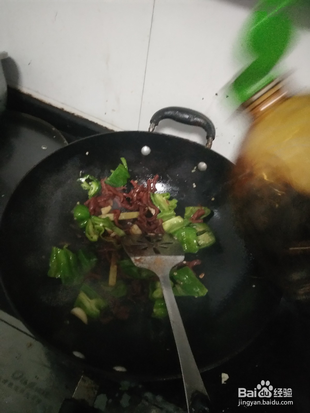 熟鸭肠炒青椒