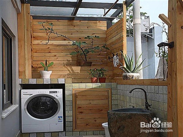 小户型阳台做成了洗衣房该怎样去提升“颜值”？