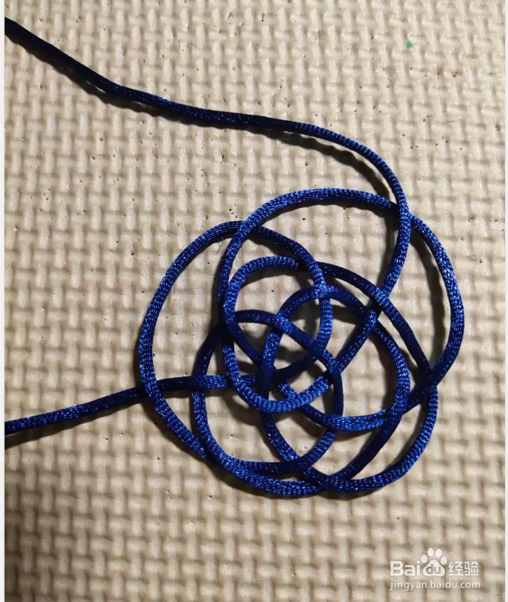 中国结基础入门——五耳三戒箍结