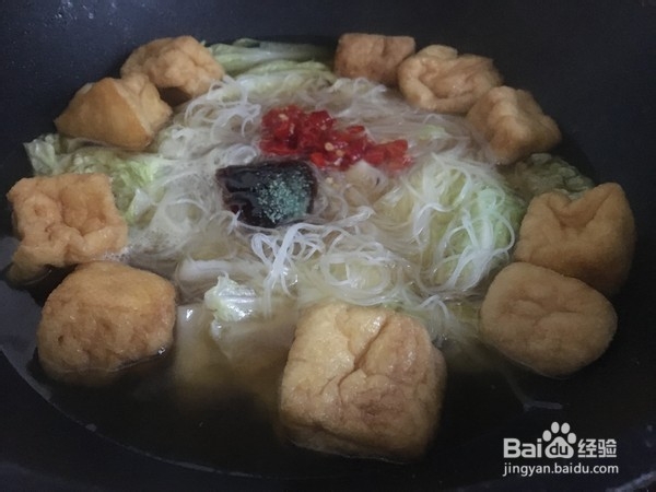 白菜粉丝汤的做法
