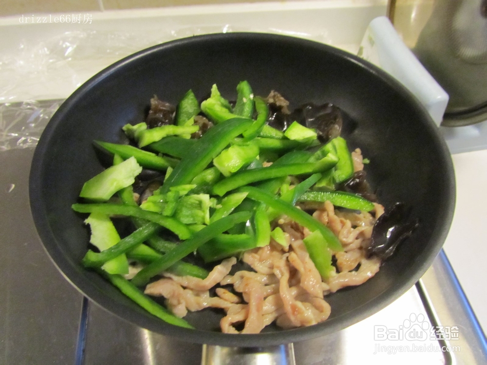 青椒肉丝炒面的做法