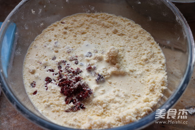 蔓越莓司康的做法