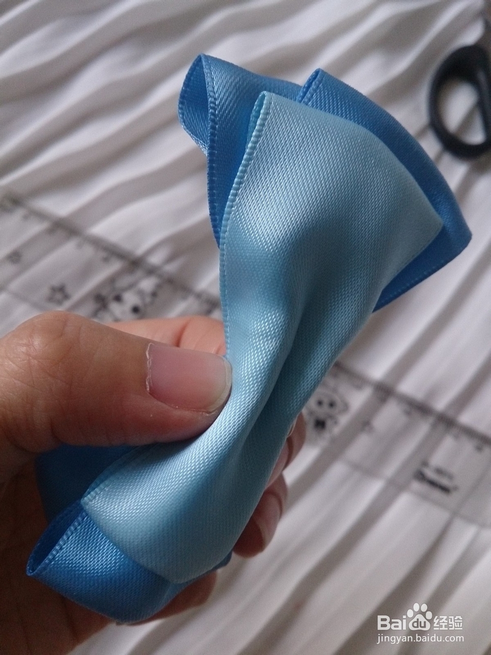 手工发饰蝴蝶结基础三