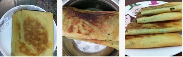 美味的煎饼韭菜盒子