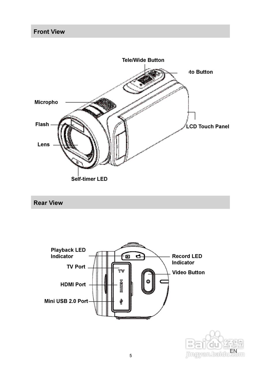 威达Vivitar DVR 990HD数码摄像机使用说明书:[1]
