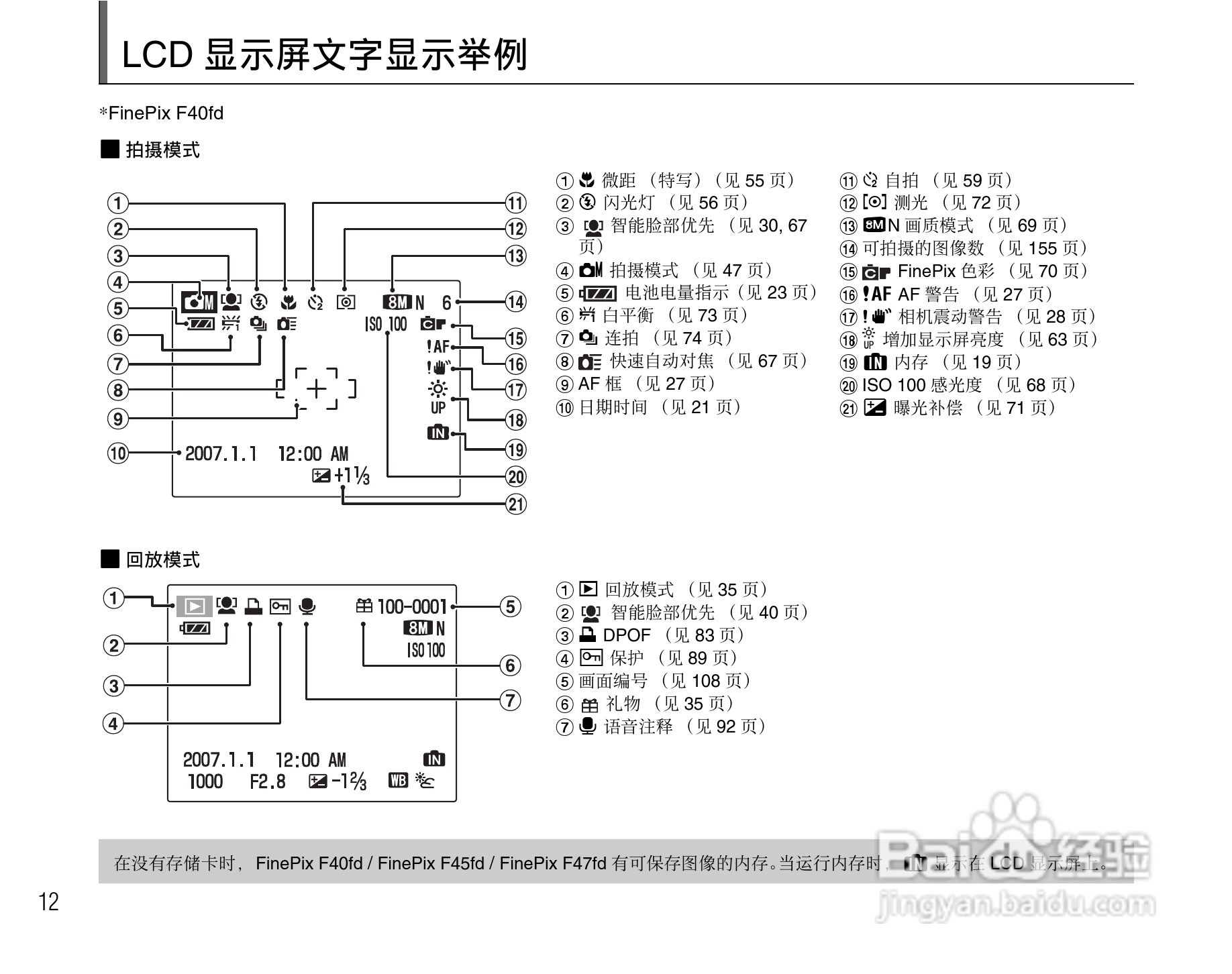 富士FinePix F47fd数码相机使用说明书:[2]