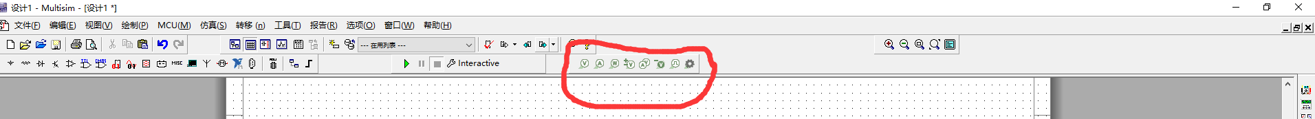 NI Multisims14探针在哪