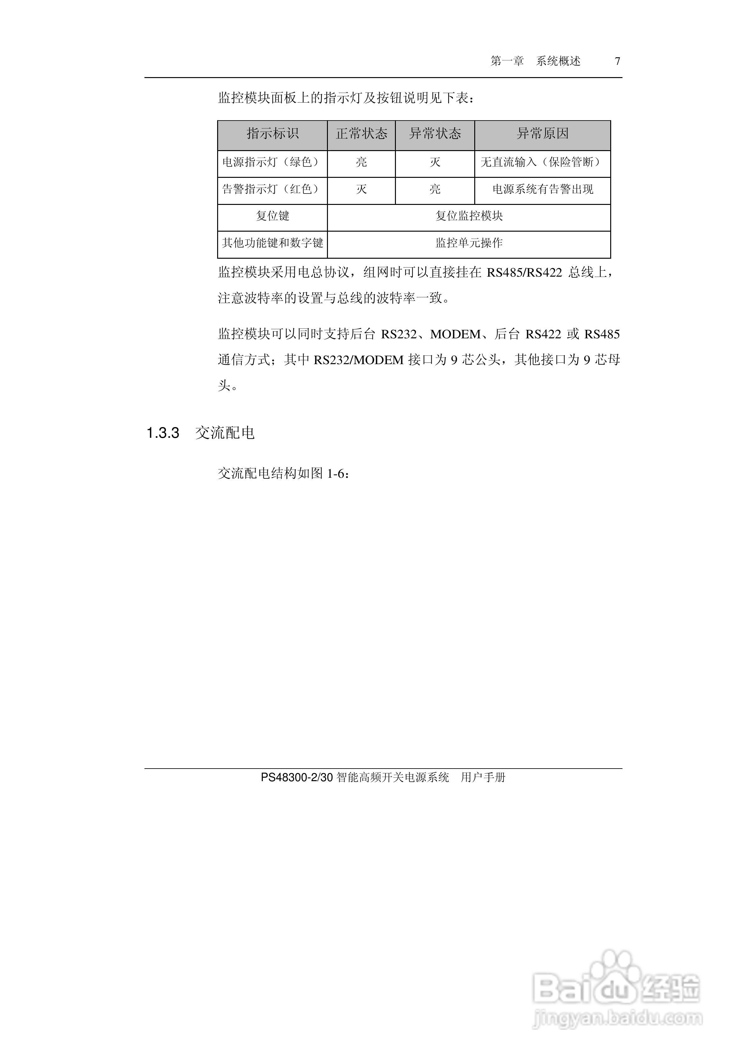 PS48300-30智能高频开关电源系统用户手册:[2]