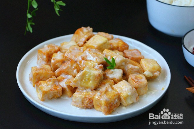 超级好吃的甜品——奶爆豆腐