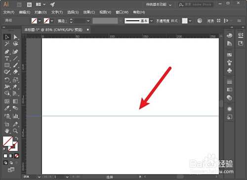 ai辅助线怎么调出来