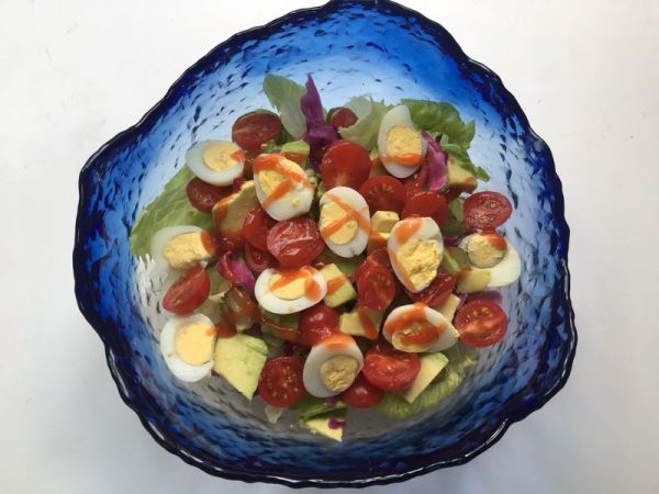 鹌鹑蛋果蔬沙拉