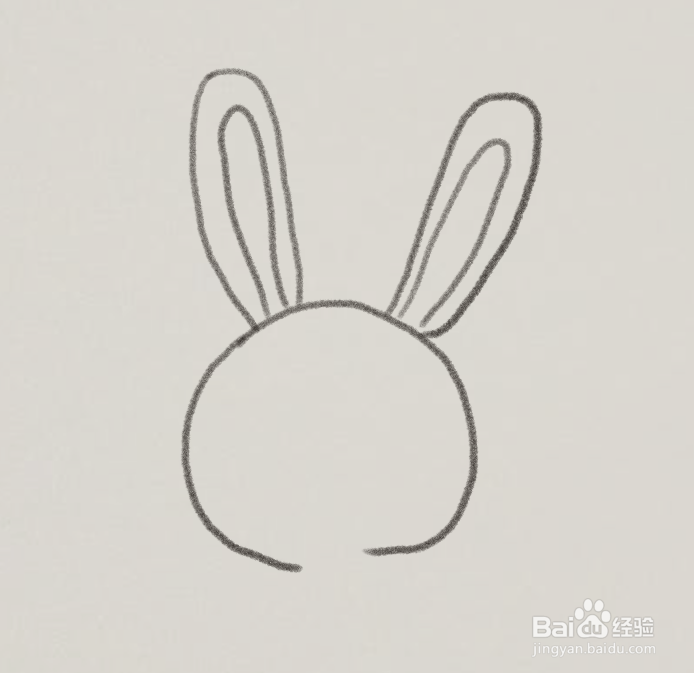 抱萝卜的兔子怎么画