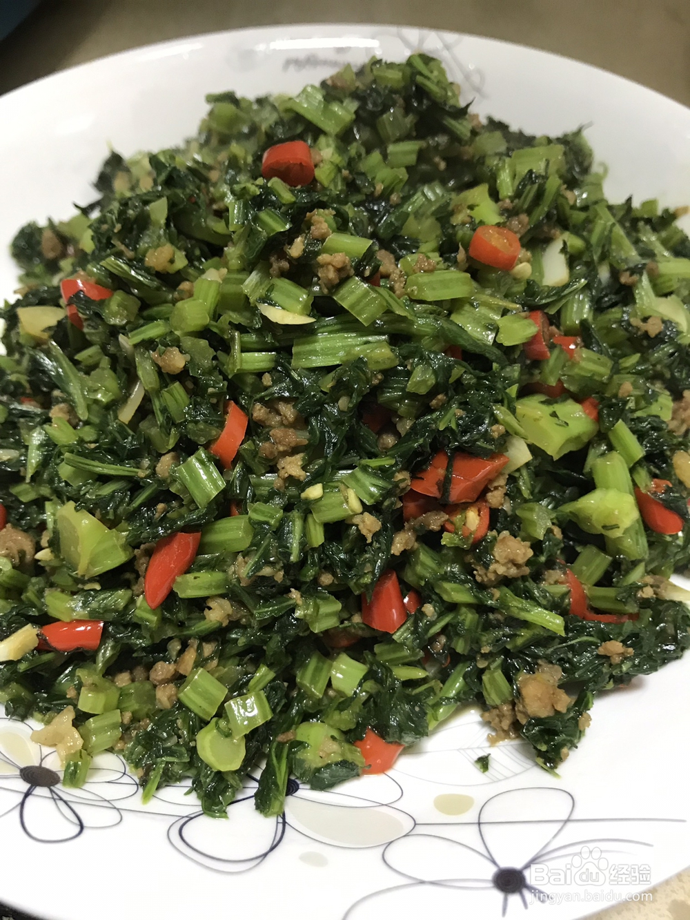 小白也能做雪里红炒肉末