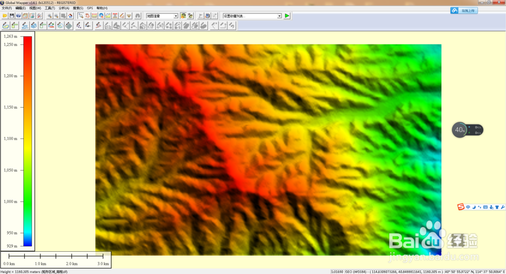 利用91卫图助手制作等值线图