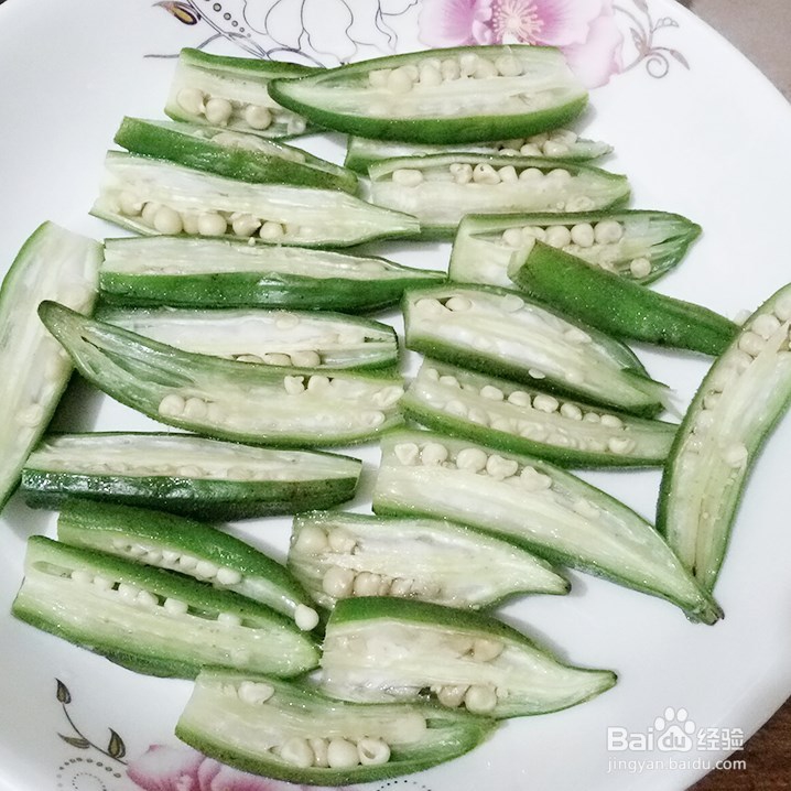 白灼秋葵怎么做好吃